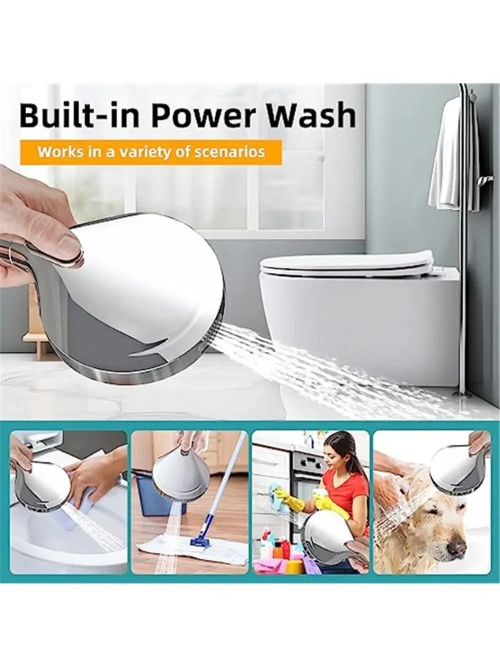 Filtered Shower Head with Handheld High Pressure 9 Spray Modes Showerhead